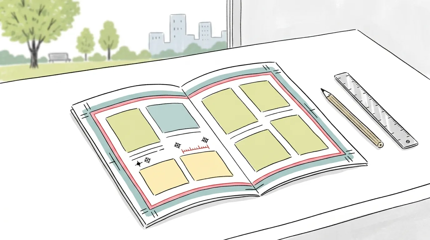 トンボと塗り足しの関係を示すデータ作成の図解
