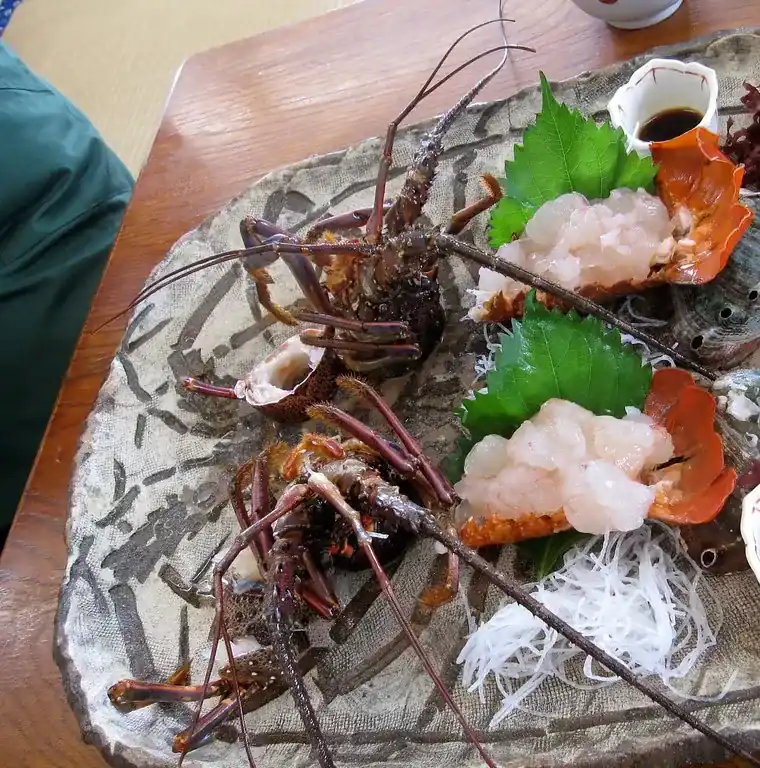 伊勢海老（Japanese spiny lobster）の刺身