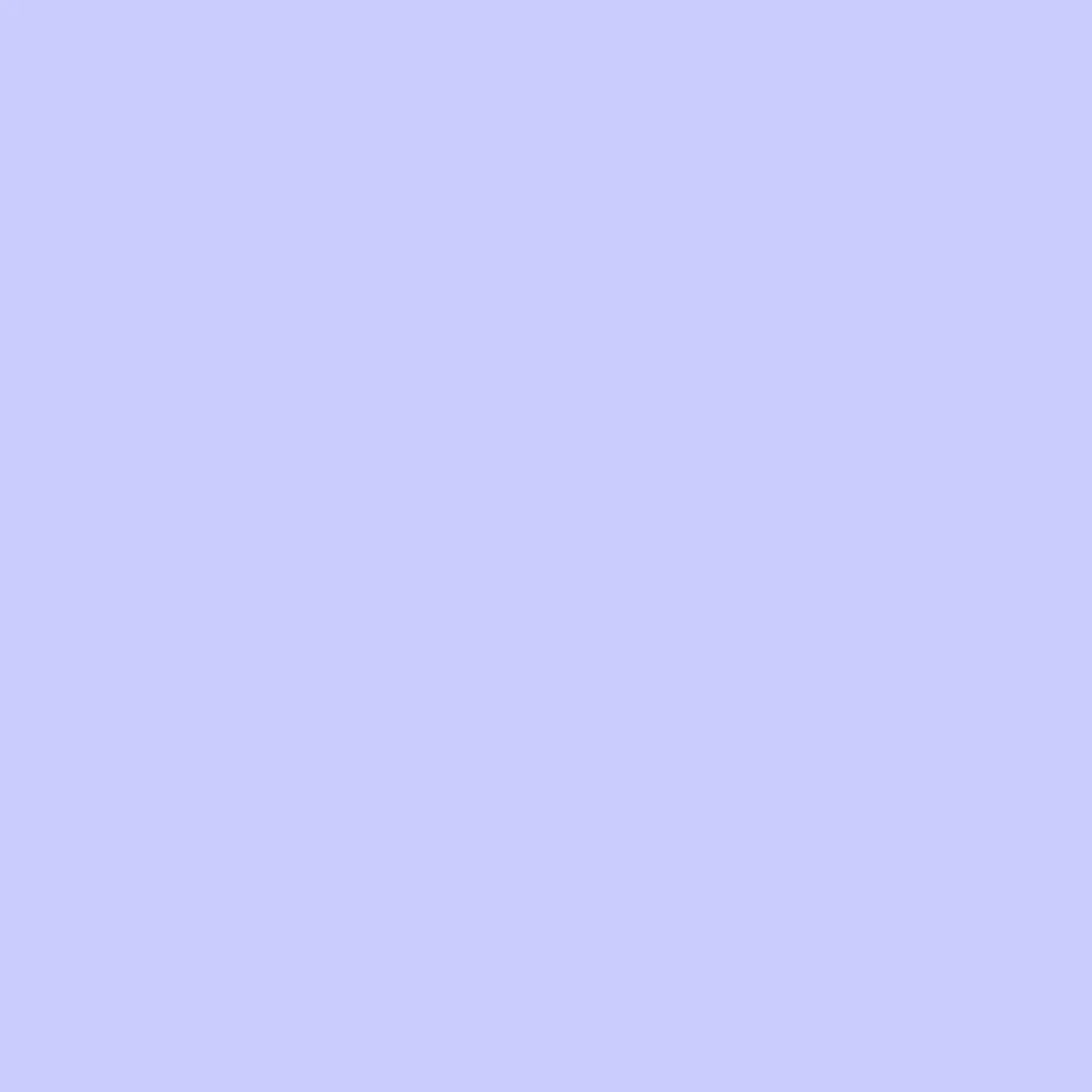 ペリウィンクルの色見本（#CCCCFF）